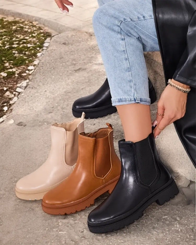 Royalfashion Bottes Dovivas en cuir eko pour femme