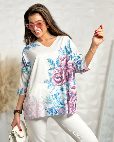 Royalfashion Chemisier imprimé pour femme