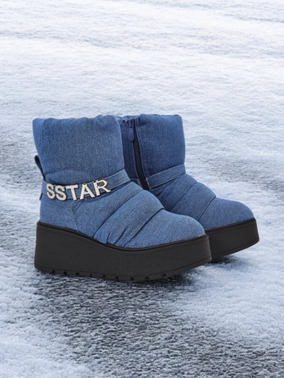 Royalfashion Bottes de neige pour femmes Fizo