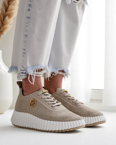 Royalfashion Baskets sportives à lacets pour femmes Tobin