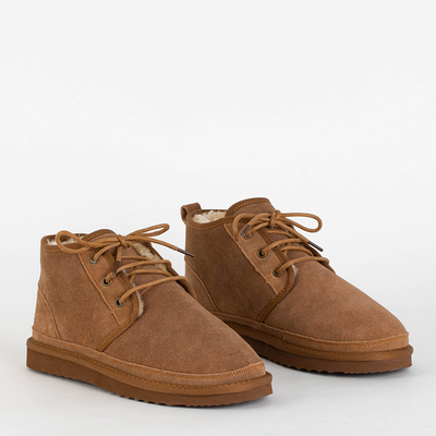 Bottes de neige homme Gavin camel - chaussures