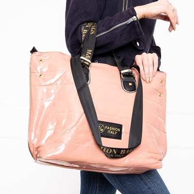 Sac cabas matelassé rose pour femmes - Accessoires