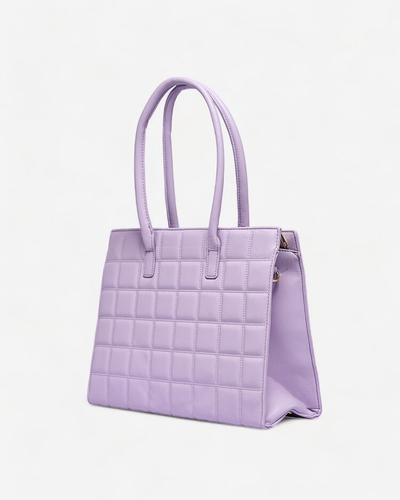 Royalfashion Purple Sac à main matelassé pour femmes