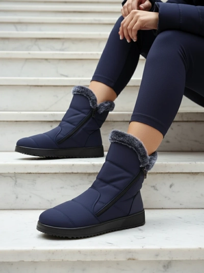 Chaussures de style botte neige pour femmes Royalfashion Baccinis