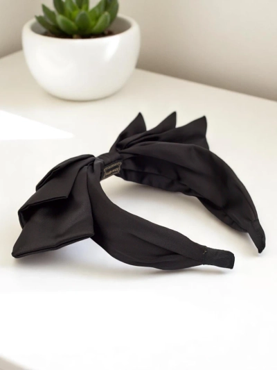 Bandeau en satin Royalfashion avec nœud Celine