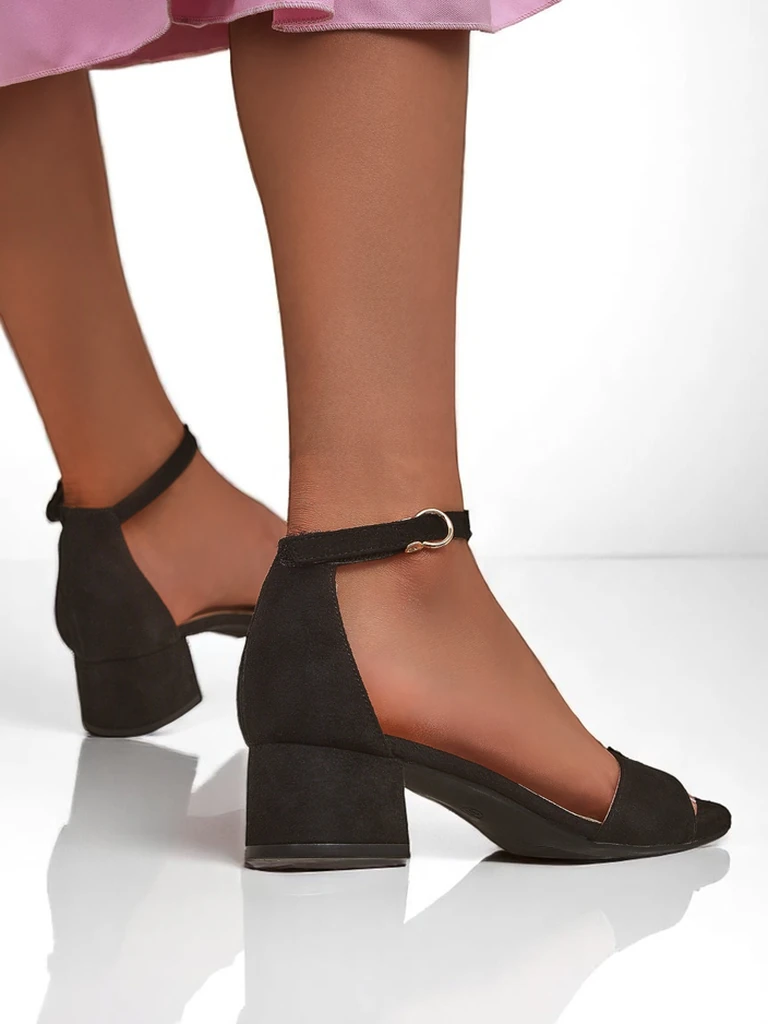 Royalfashion Sandales à talons bas SoftHeels pour femmes