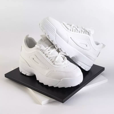 OUTLET Chaussures de sport blanches pour femmes The Moment - Chaussures