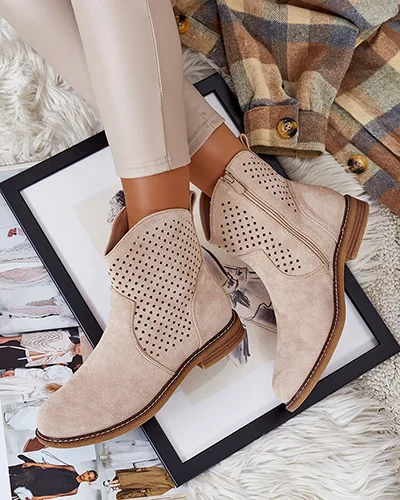 Royalfashion Bottes ajourées Toffas pour femme