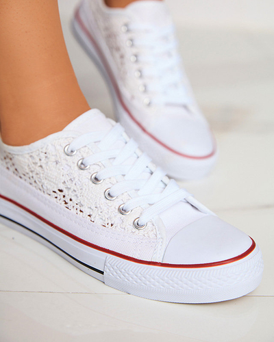 Baskets blanches ajourées pour femme Tareni - Footwear