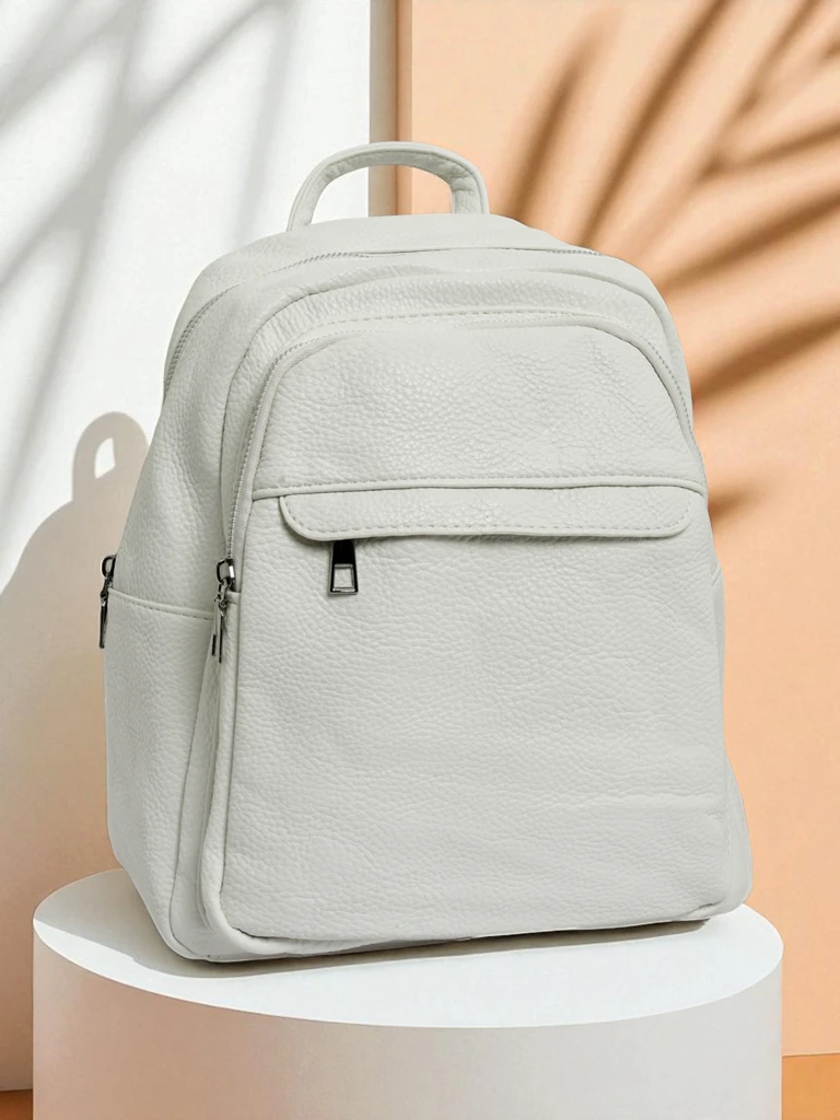 Royalfashion Sac à dos pour femmes en cuir écologique Evelin Day