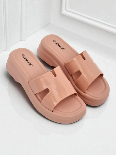 Royalfashion Sandales pour femmes à semelle épaisse Nova Gloss