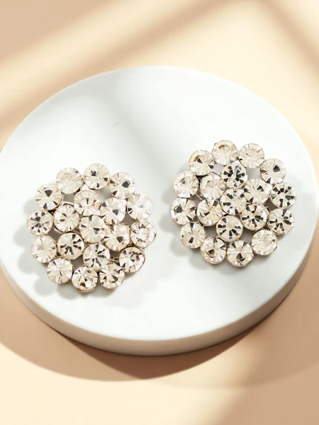 Royalfashion Boucles d’oreilles à clip pour femmes avec zircon cubique