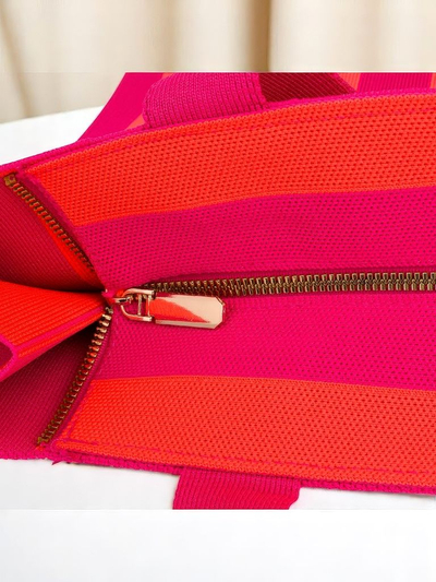Royalfashion Sac en tissu Rayures Coucher de soleil