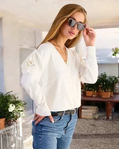 Royalfashion Pull femme déboutonné