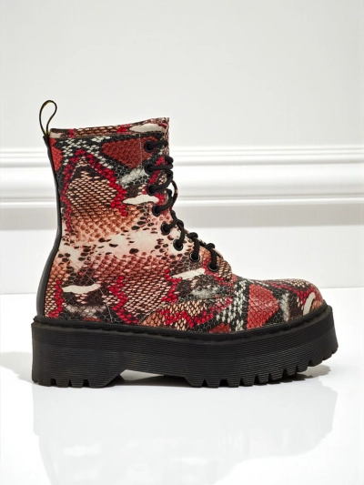 Bottines worker pour femmes avec gaufrage Isadore