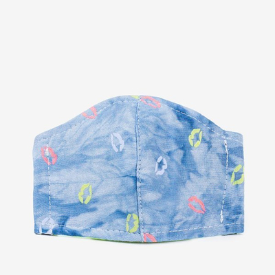 Masque facial bleu trois couches pour enfants - Masques 1