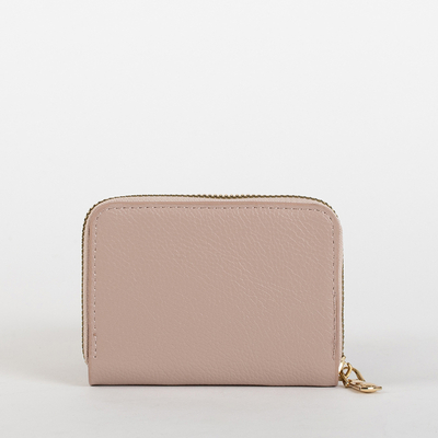 Petit portefeuille femme beige classique - Accessoires