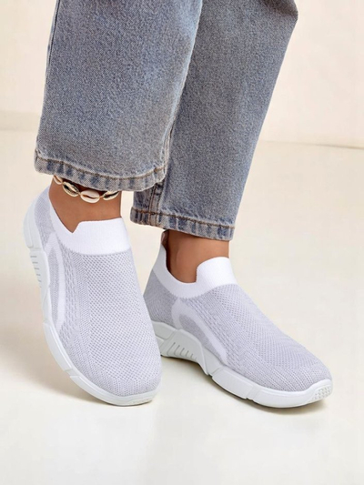 Royalfashion Chaussures de sport en tissu pour femme à enfiler Vena