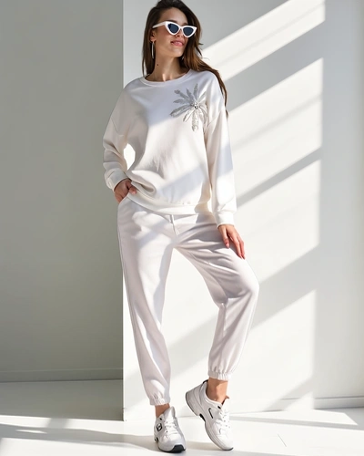 Ensemble en viscose Royalfashion pour femmes avec un motif floral