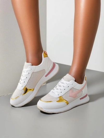 Royalfashion Baskets de sport pour femmes avec paillettes Berilane