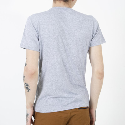T-shirt homme gris en coton avec imprimé - Vêtements