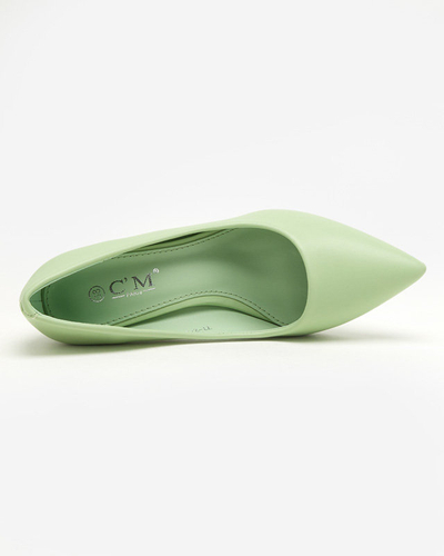 OUTLET Escarpins femme vert clair sur le Sweet post - Footwear