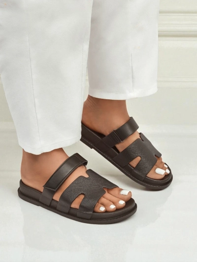 Royalfashion Chaussons en éco-cuir pour femme FlexiComfi