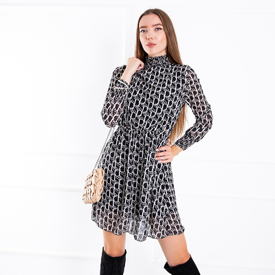 Robe col roulé à motifs - Vêtements