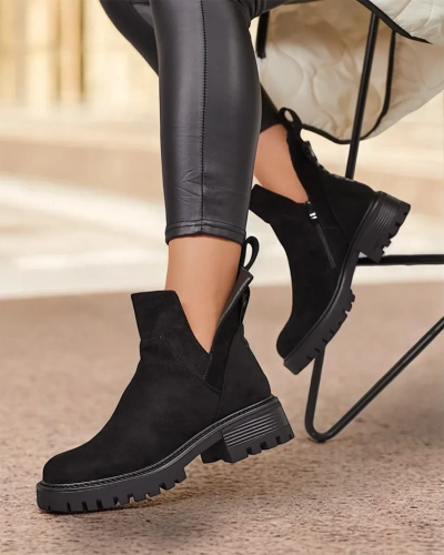 Royalfashion Bottes à découpes Gorgie pour femme