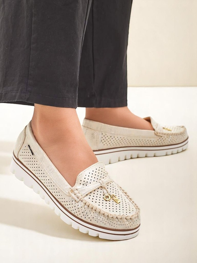 Mocassins perforés Royalfashion pour femmes Elissas
