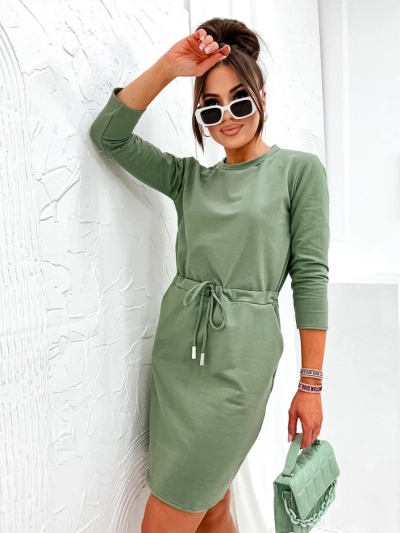 Robe en tissu à longueur genou Royalfashion pour femmes
