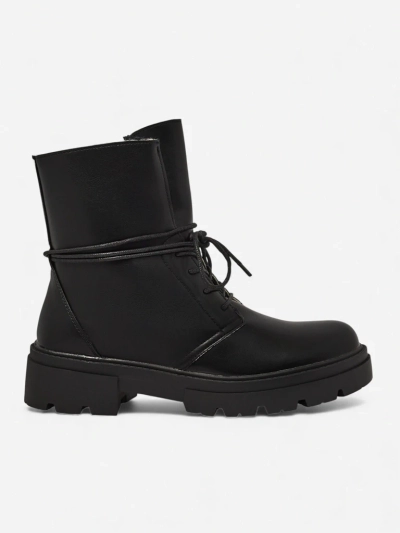 Bottines pour Femmes Luna Noires en Cuir Élégantes pour l'Hiver