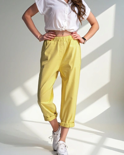 Pantalon Royalfashion pour femmes en viscose type Harem