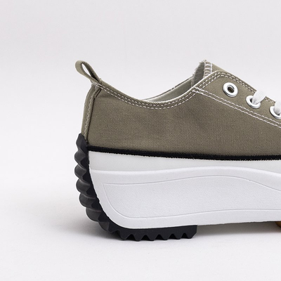 Baskets plateforme femme kaki Vinesa - Chaussures