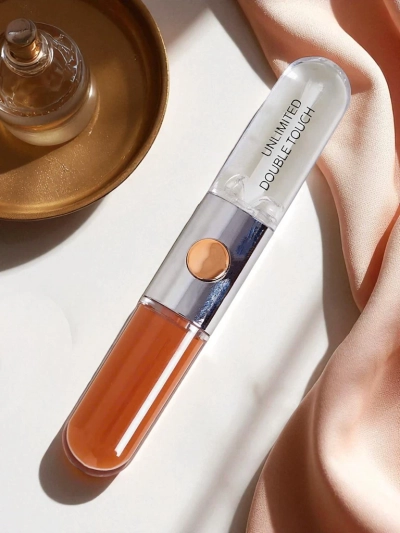 Rouge à lèvres et gloss transparent 2-en-1 Coral Crush