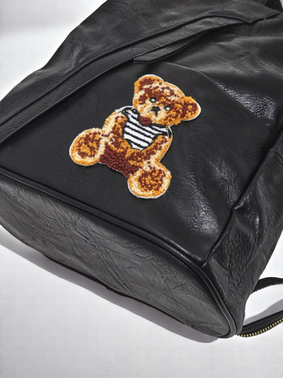 Sac à dos en cuir écologique pour femmes Royalfashion BearStyle MaxiPack