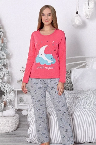 Pyjamas en coton pour femmes de Royalfashion à la lune