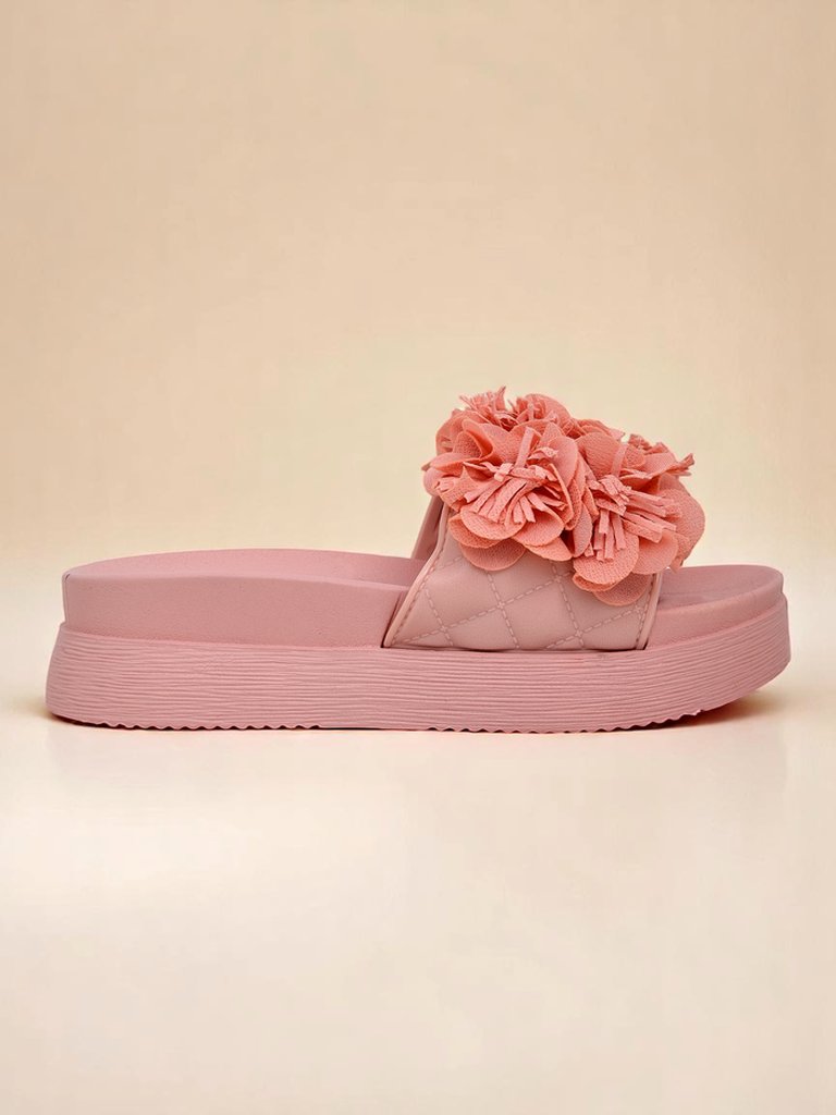 Sandales pour femmes Royalfashion avec petites fleurs de freesia