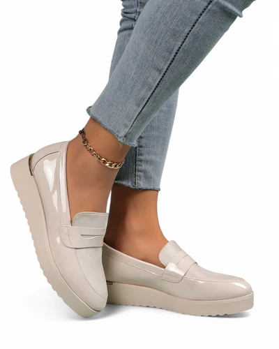 Mocassins Patents Royalfashion pour Femmes Afidale