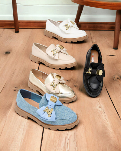 Royalfashion Mokassins avec nœud sur le nez Asedase