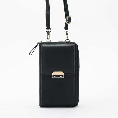 Mini porte-monnaie femme noir - Accessoires