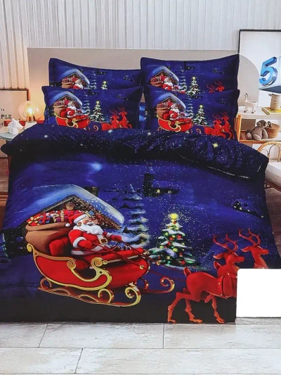 Ensemble de literie Noël Royalfashion 160x200 complet 3 PARTIES