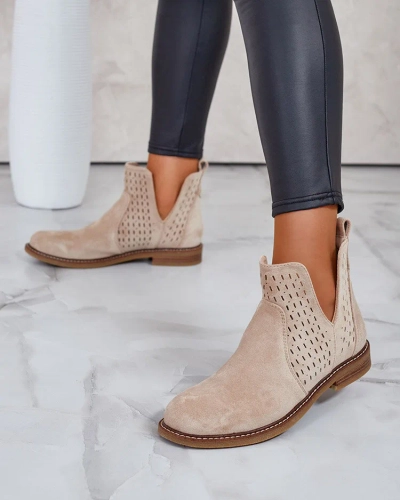 Royalfashion Bottes eko en daim Ovilla pour femme