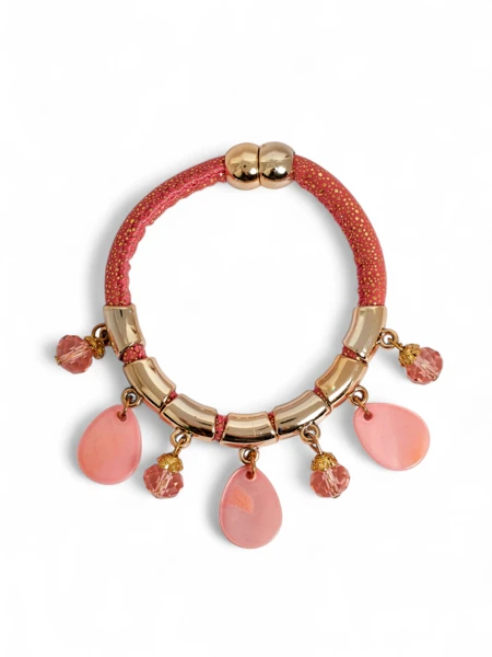 Bracelet pour femmes avec perles et paillettes