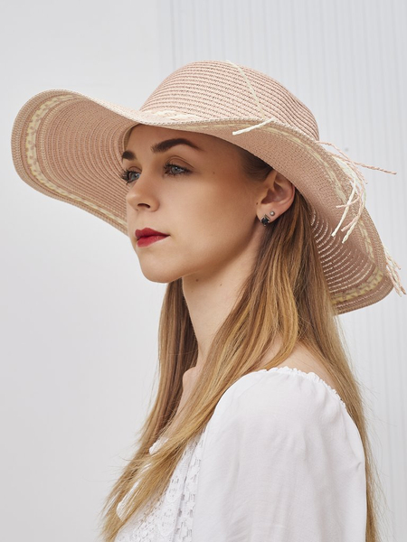 Royalfashion Chapeau de paille femme Liren