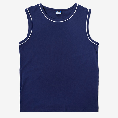 Chemise sans manches bleu marine pour homme - Vêtements