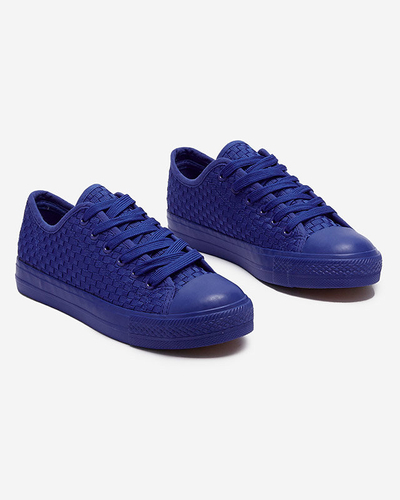 Cobalt baskets pour femmes avec gaufrage Aklina - Footwear