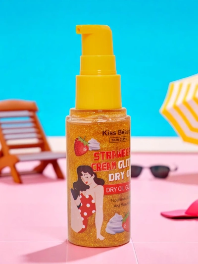 Spray d'été – Enlumineur liquide pour le visage et le corps Fraise