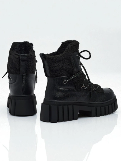 Bottines workwear pour femmes avec fourrure Cindora