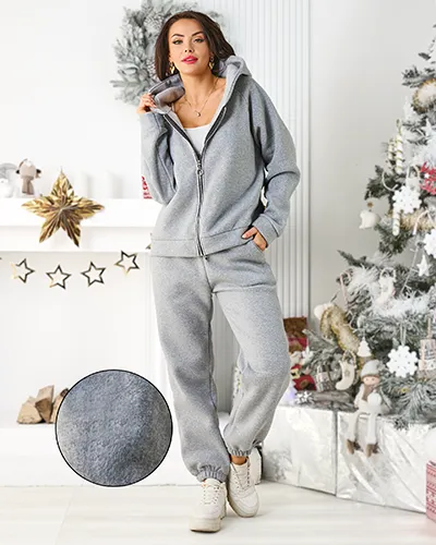 Royalfashion Ensemble de survêtement en coton pour femmes